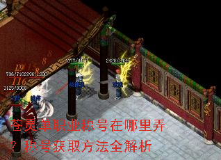 ���鵥ְҵ�ƺ�������Ū���ƺŻ�ȡ����ȫ����