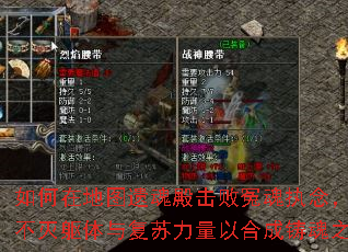 如何在地图遗魂殿击败冤魂执念,获取不灭躯体与复苏力量以合成铸魂之勋? 如何在地图遗魂殿击败冤魂执念,获取不灭躯体与复苏力量以合成铸魂之勋?