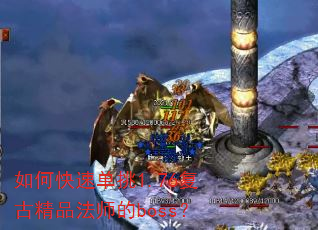 如何快速单挑1.76复古精品法师的boss? 如何快速单挑1.76复古精品法师的boss?