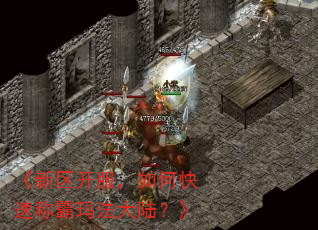 《新区开服,如何快速称霸玛法大陆?》 《新区开服,如何快速称霸玛法大陆?》