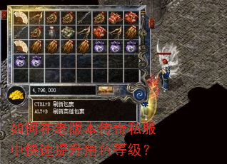 如何在老版本传奇私服中快速提升角色等级? 如何在老版本传奇私服中快速提升角色等级?