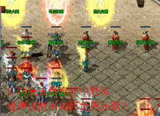 1.76复古传奇SF中野蛮碰撞技能书如何免费获取? 1.76复古传奇SF中野蛮碰撞技能书如何免费获取?